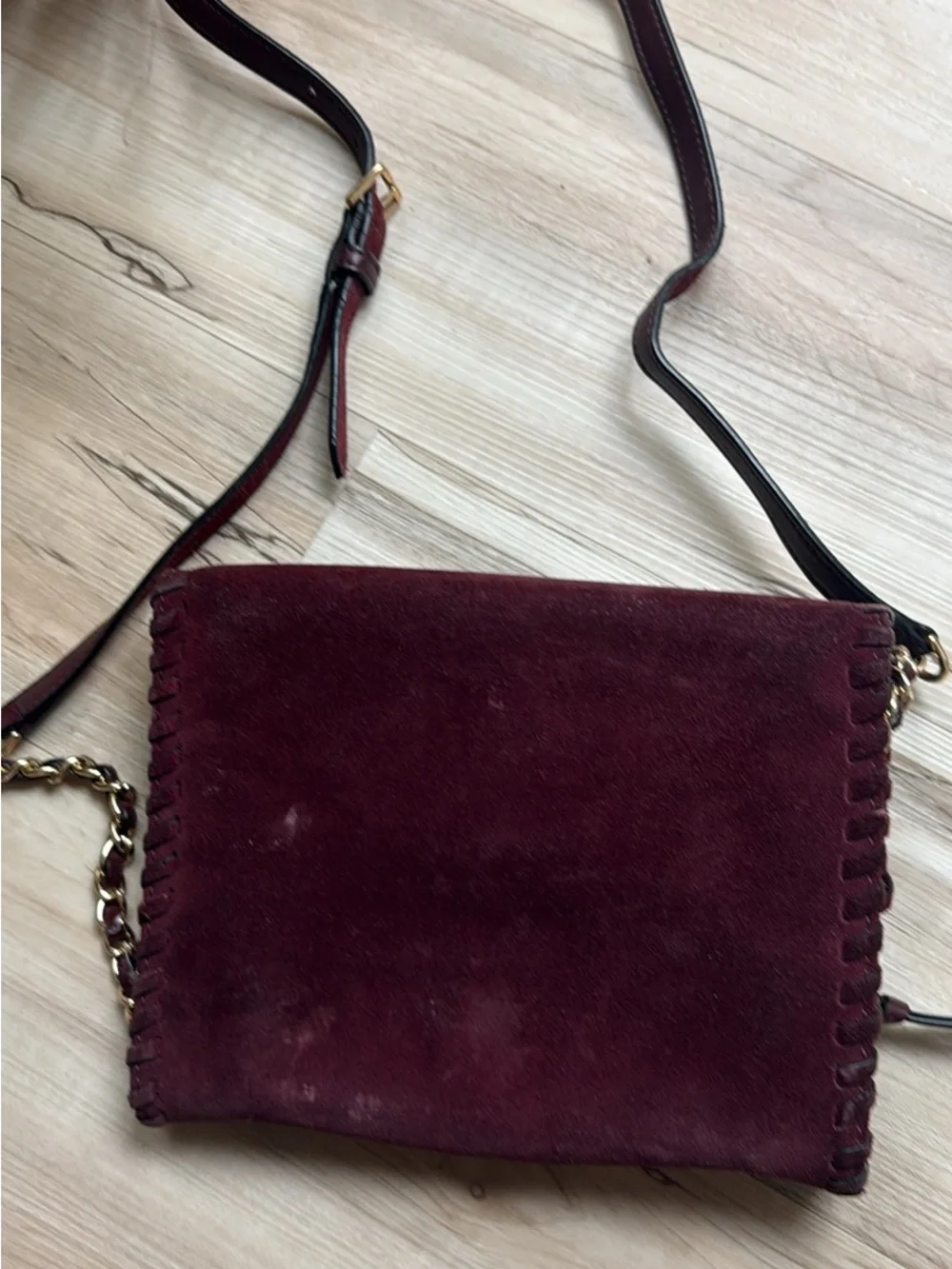 Tory Burch rich burgundy